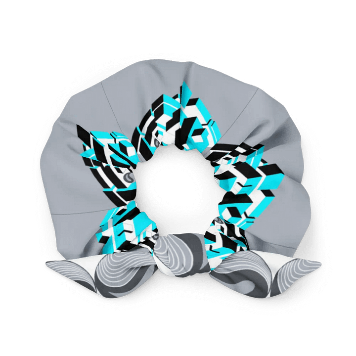 Teal Cluster Scrunchie product image (1)