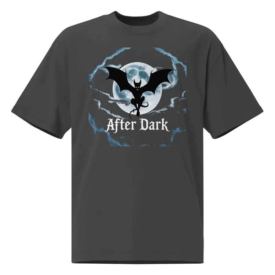 Vampire After Dark T-Shirt, Gothic Gift, Spooky Full Moon Tee product image (1)