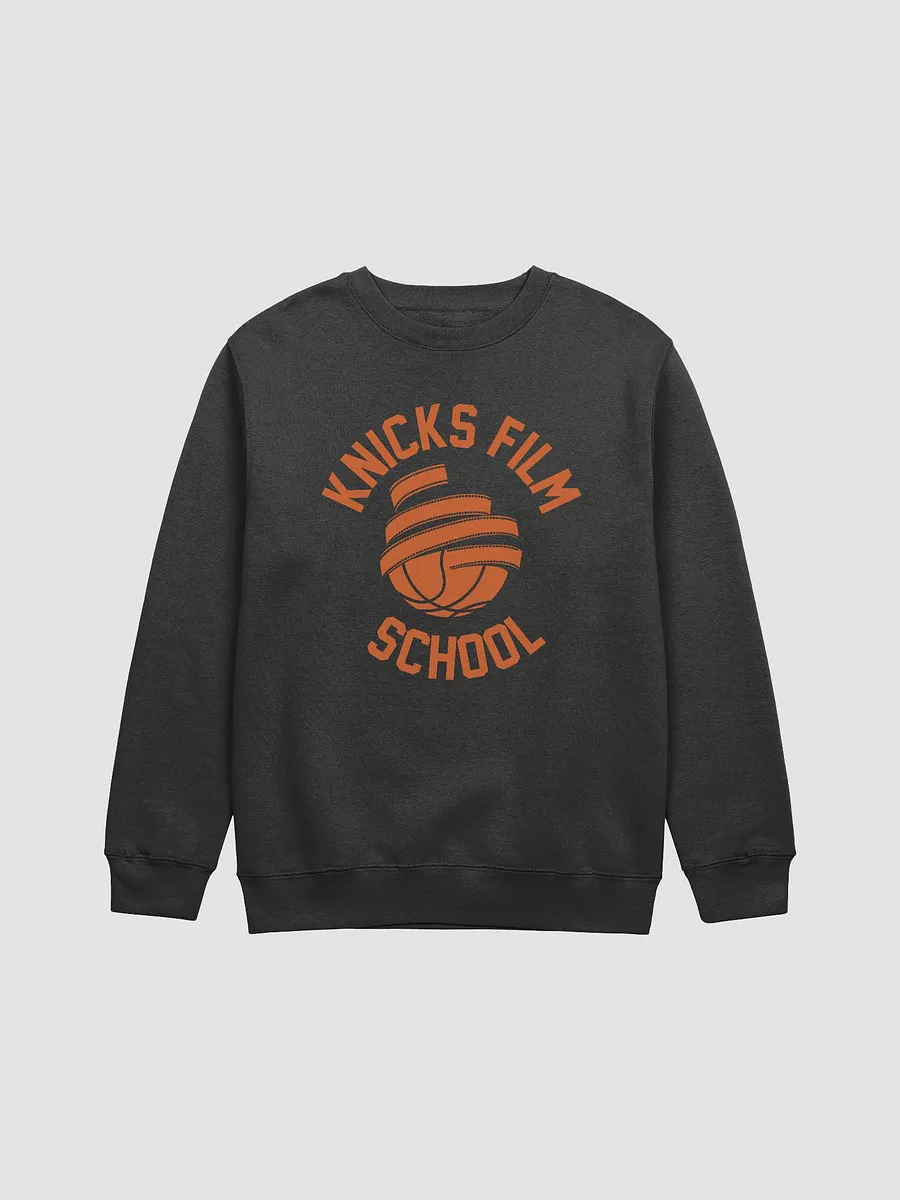 Orange sweatshirt with black writing sale