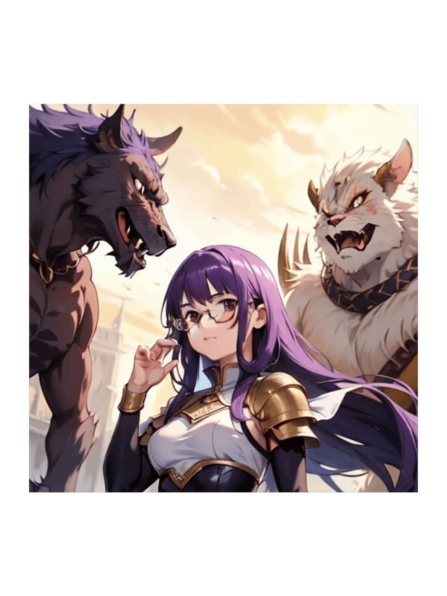 Purple K Warrior STICKERS product image (2)