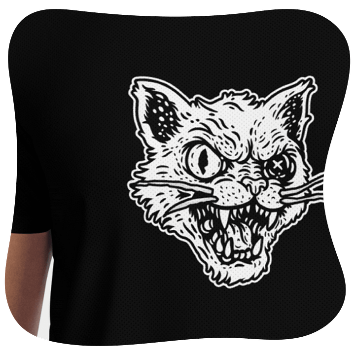 Fear the One-Eyed Cat - Athletic Mesh Tee product image (1)