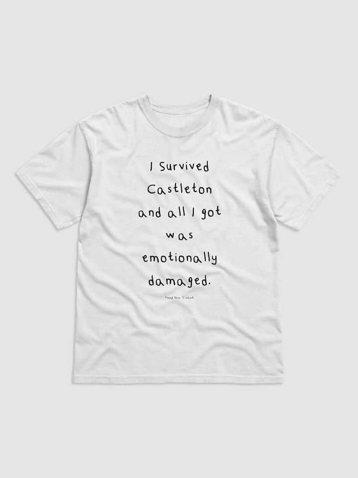 I Survived Castleton Tee White product image (1)