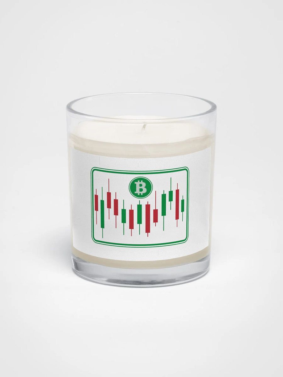 Cryptocurrency Trading Candlestick Soy Wax Candle product image (1)