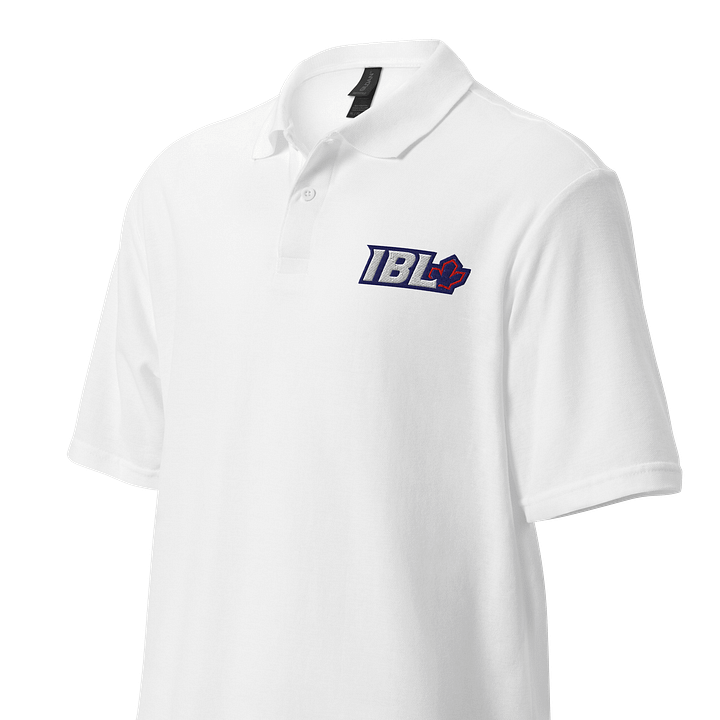 IBL Unisex Polo Shirt -WHITE product image (2)