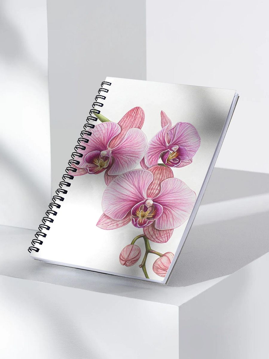 Orchid Spiral Notebook product image (3)