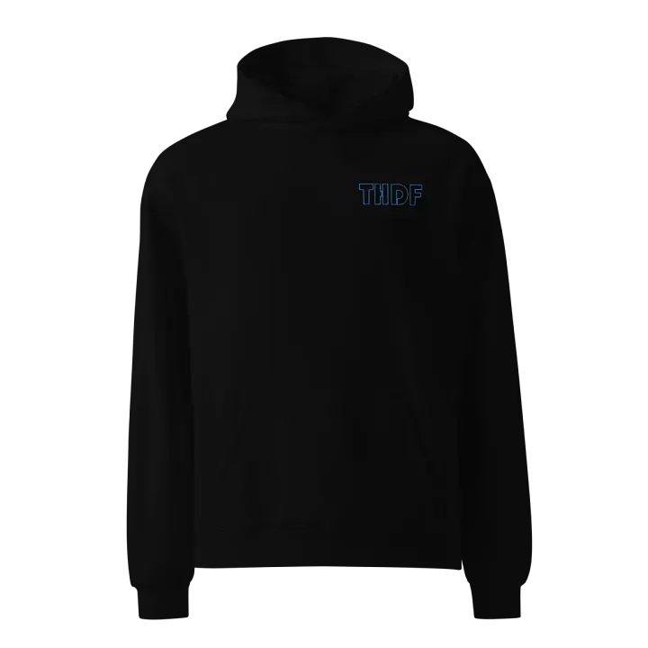 THDF Cyan Hoodie Embroidered product image (1)