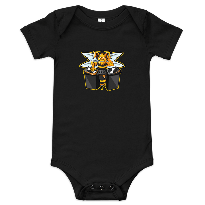 Bee Logo Baby Short Sleeve One Piece product image (2)