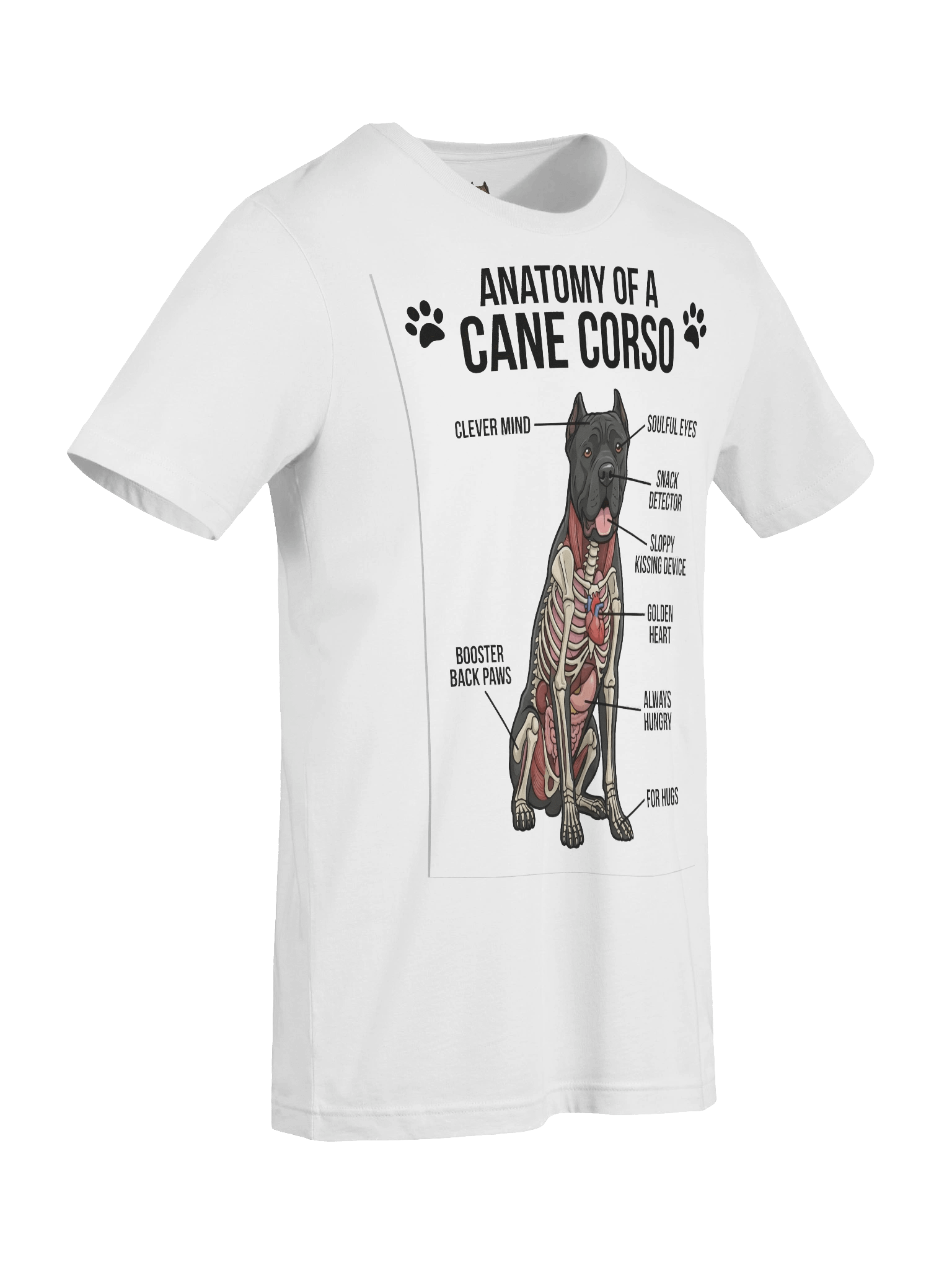 Cane Corso Anatomy Diagram T-Shirt – Know Your Beast product image (2)