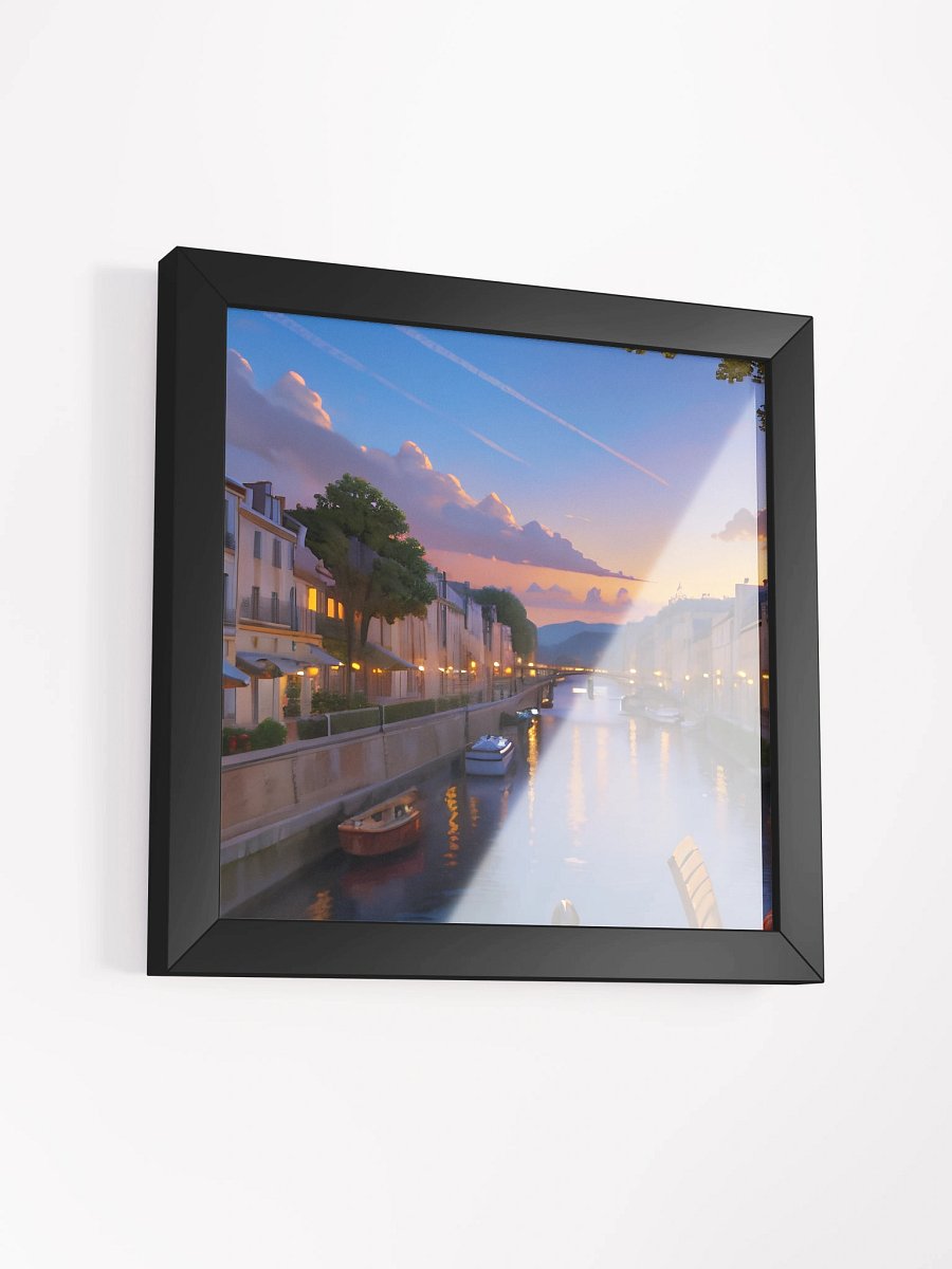 Sunset Canal Serenity Poster product image (14)