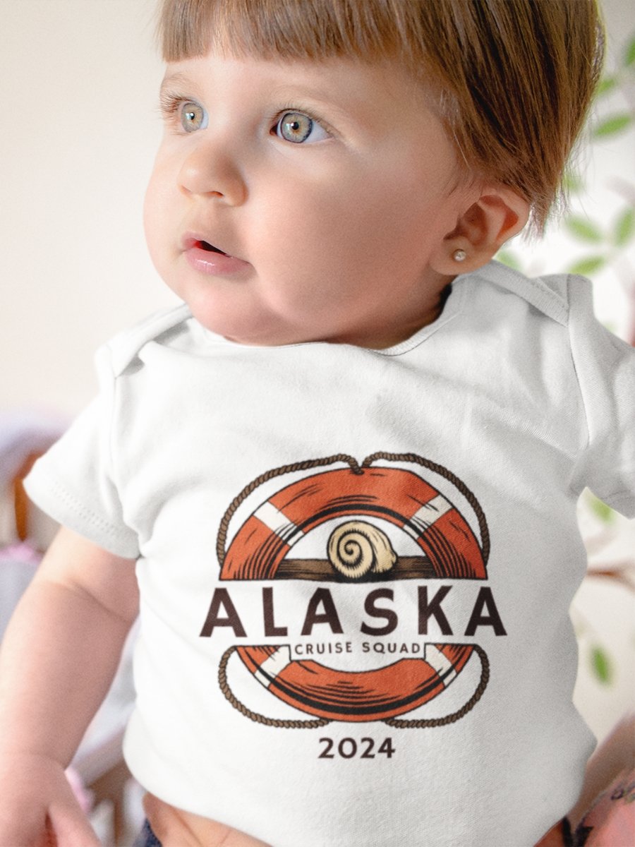 Alaska Cruise 2024 Family Matching White Baby Bodysuit product image (1)