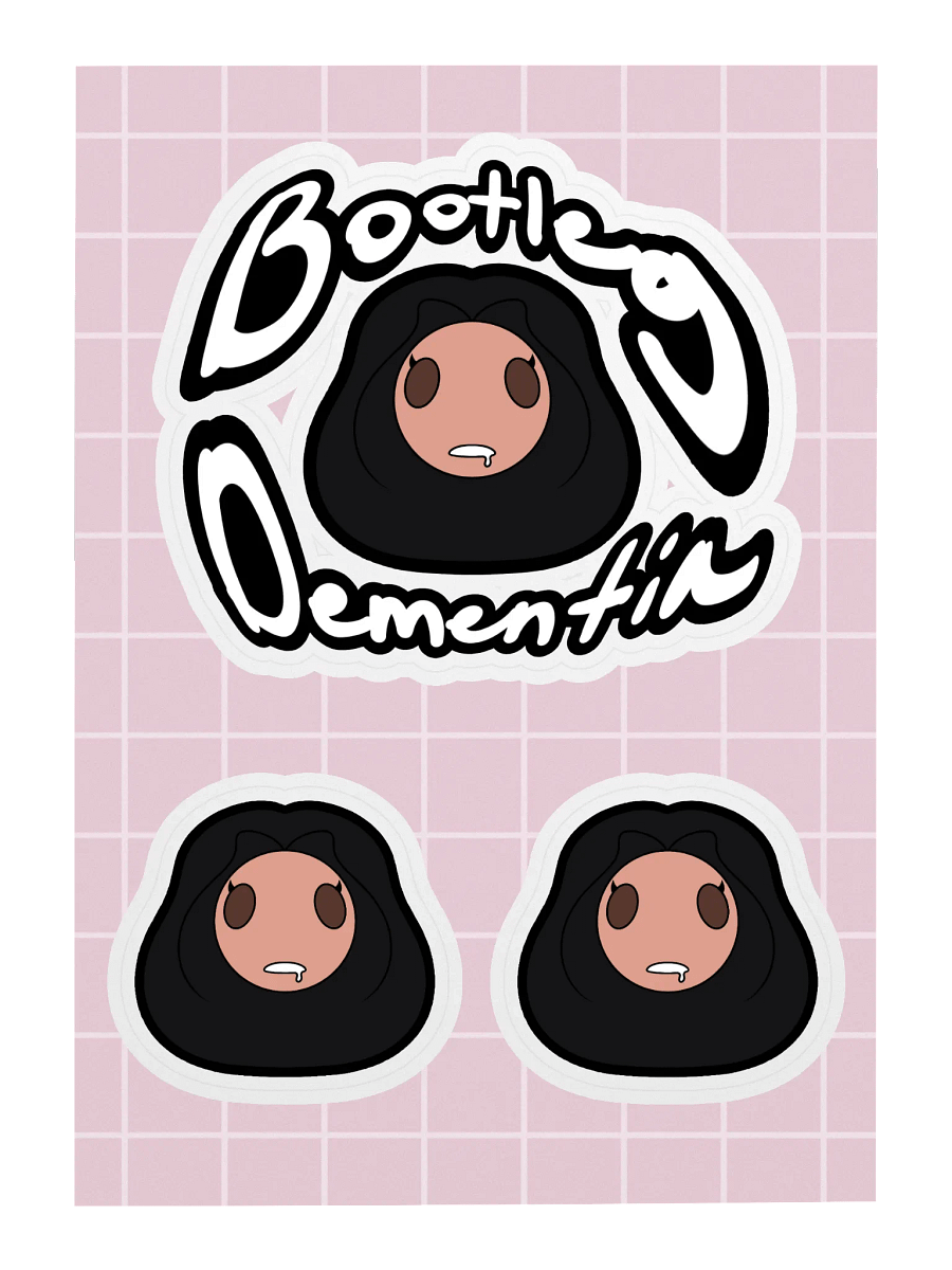 "Bootleg Dementia" Goober Kathy Sticker Sheet product image (3)