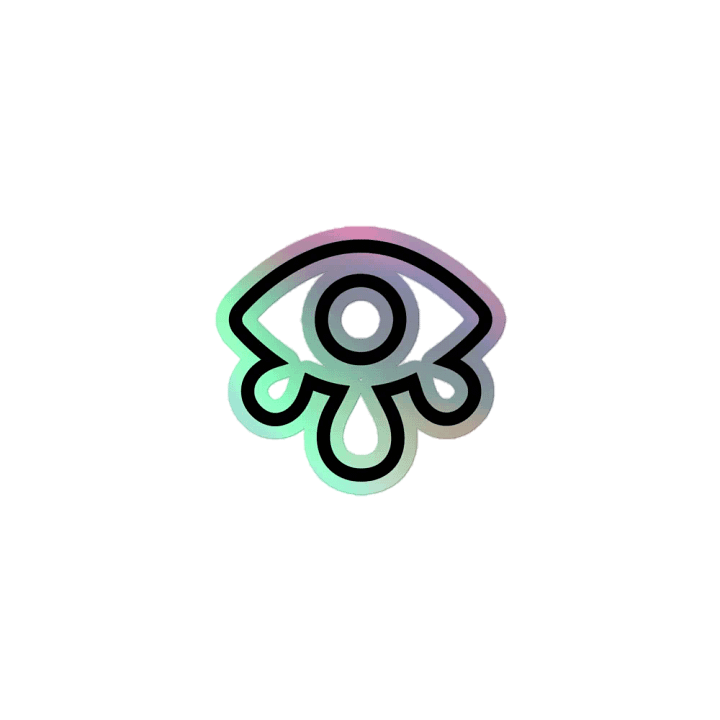 Bleeding Eye Logo Sticker product image (1)
