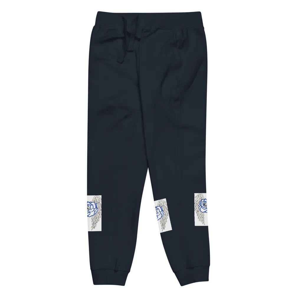 Winged Rose Unisex Fleece Joggers product image (2)