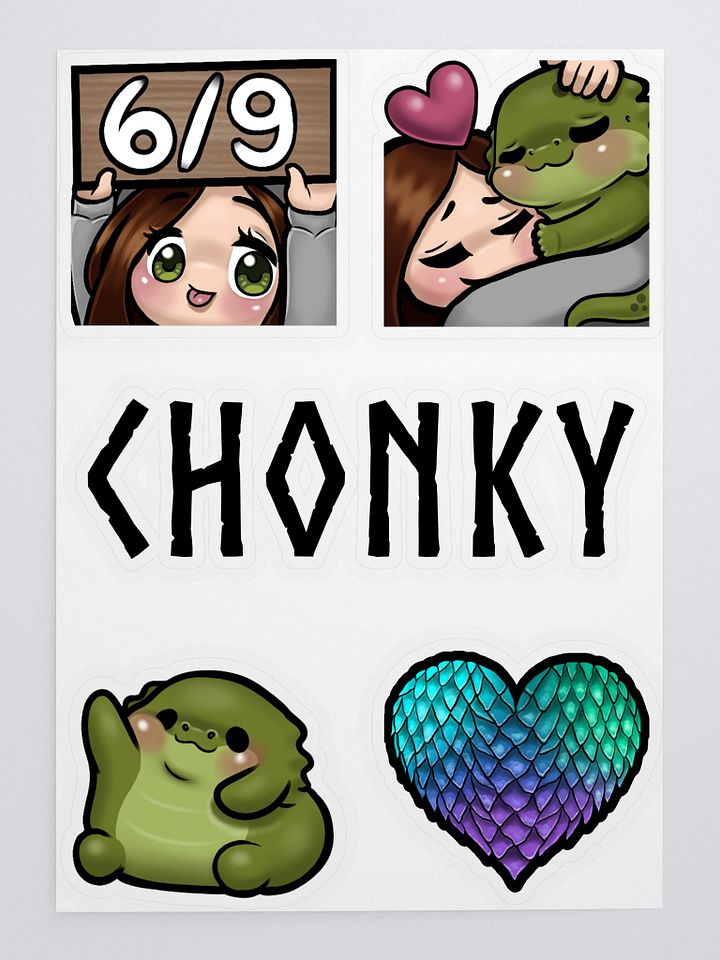 CHONKY LIZZARD - Sticker Set product image (2)