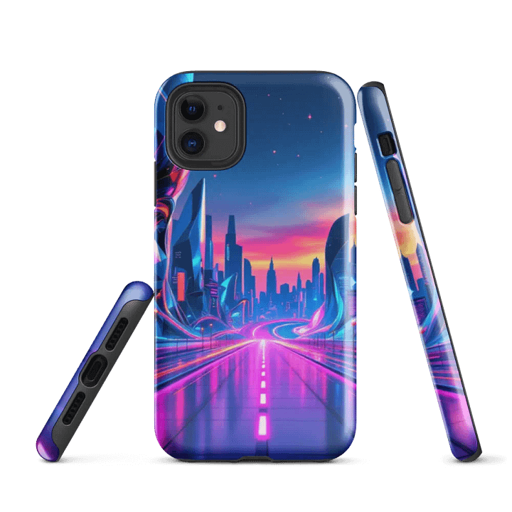 Neon City iPhone® Tough Case product image (1)