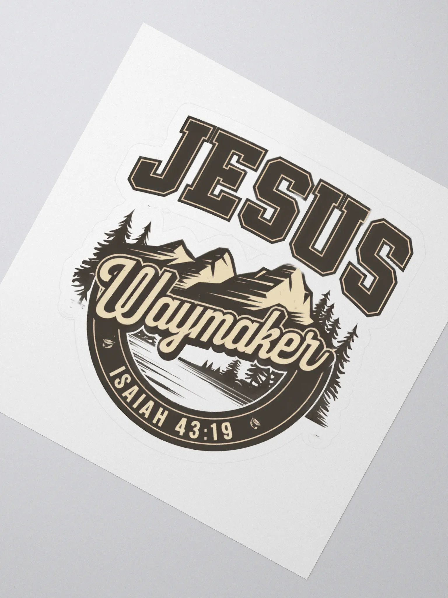 JESUS the Waymaker sticker product image (2)