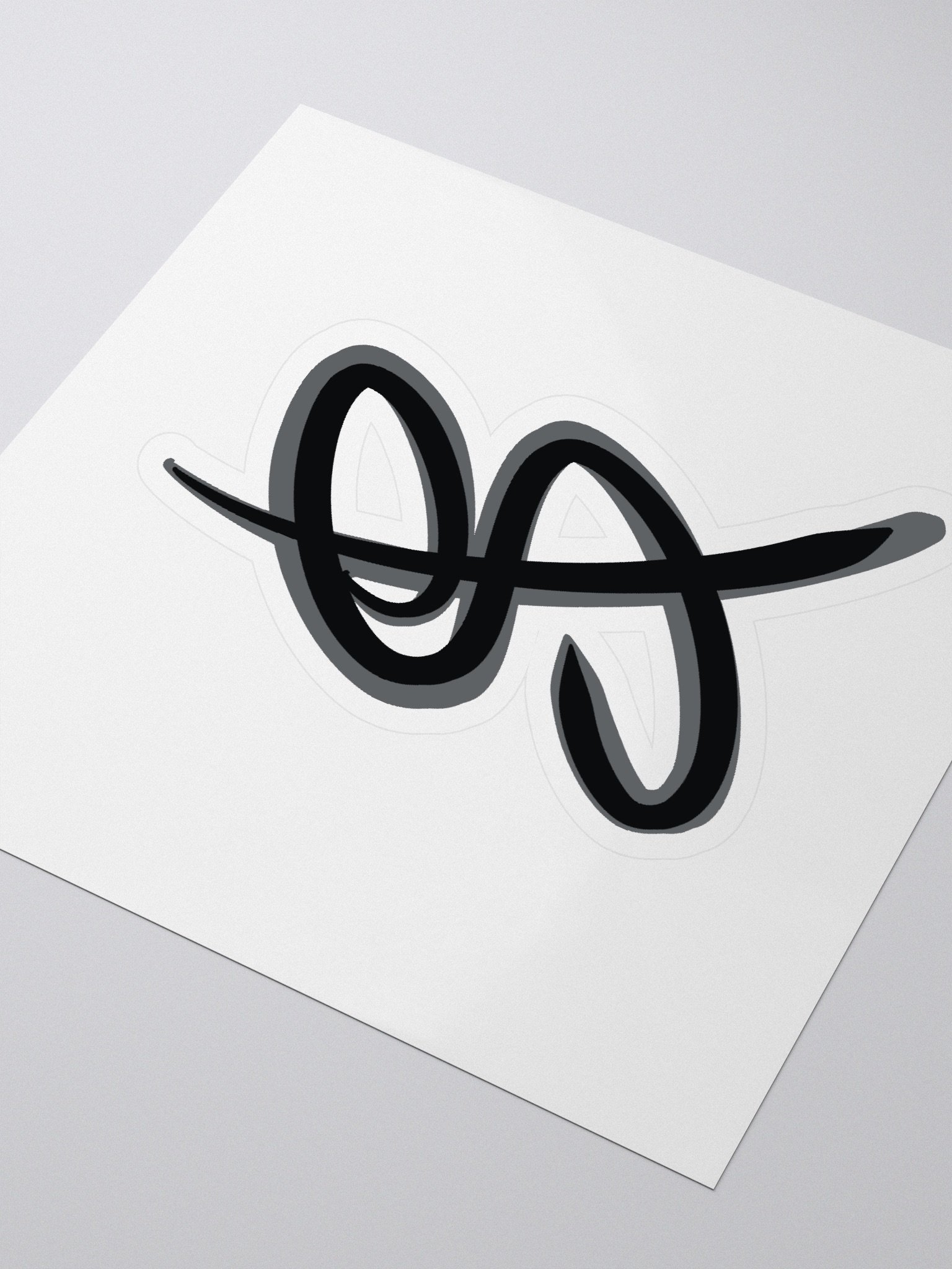 Signature Logo Kiss Cut Stickers product image (3)