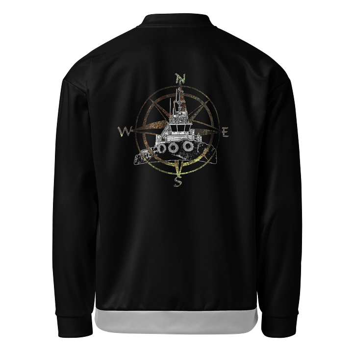 X Ancher Chain PNW Black Bomber Jacket product image (2)