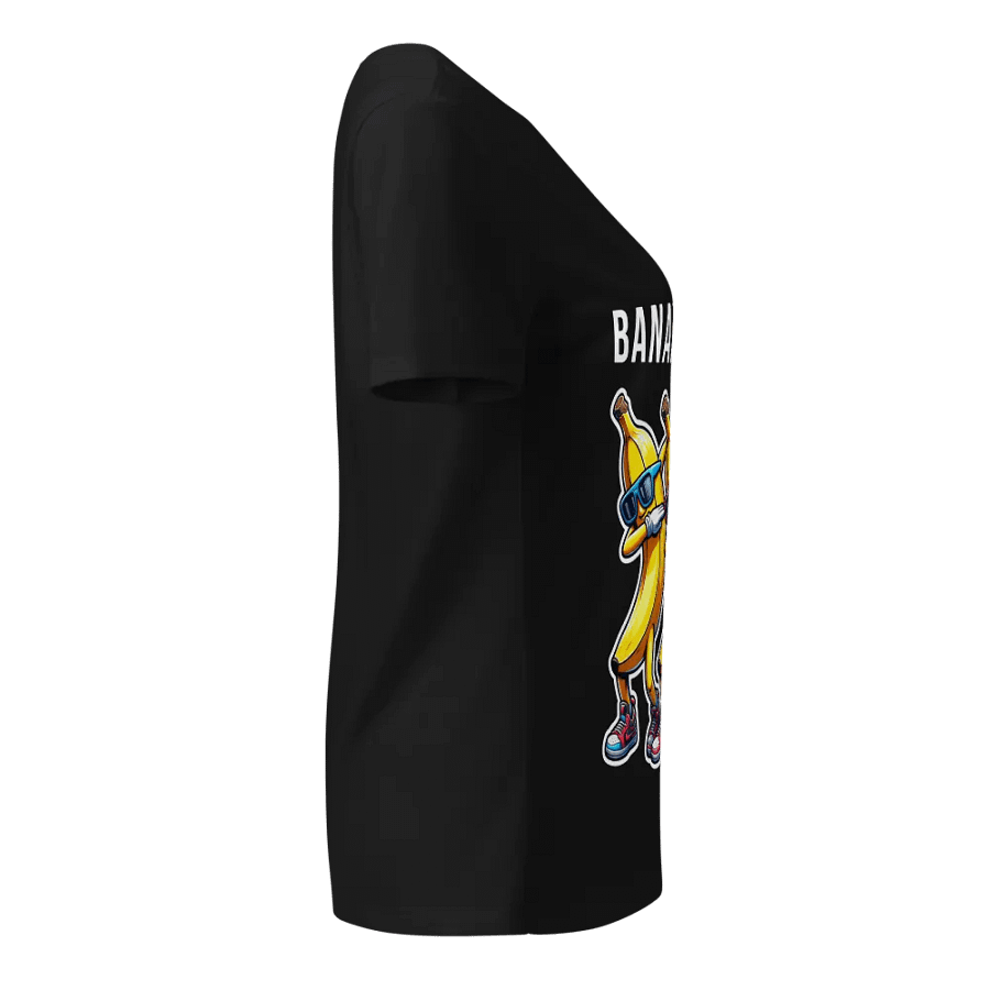 Dabbing Bananas Women's Relaxed V-Neck T-Shirt product image (3)