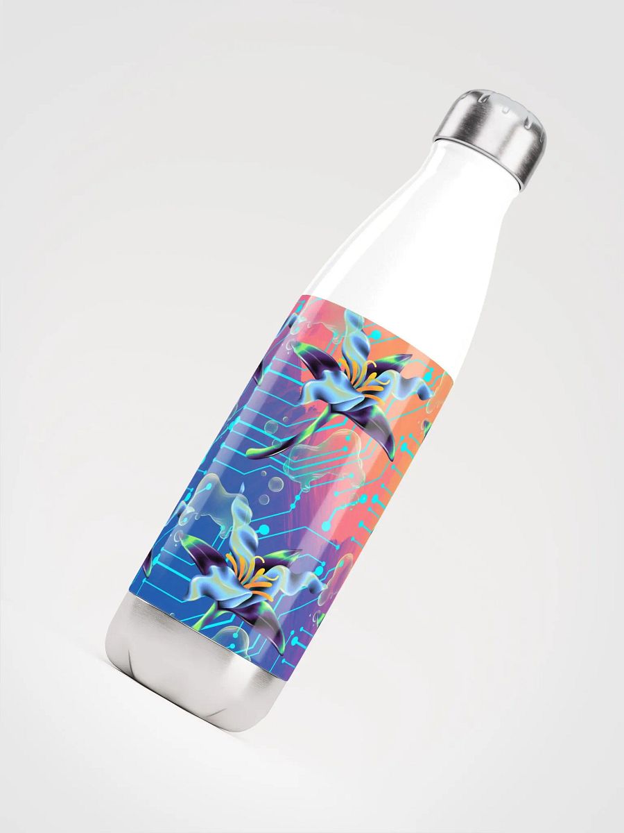 Floral Circuit Stainless Steel Water Bottle for stylish ladies moms daughter product image (4)