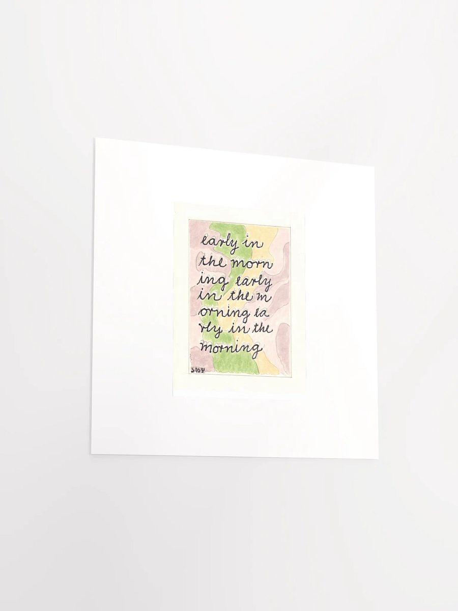 early in the morning panel card print product image (3)