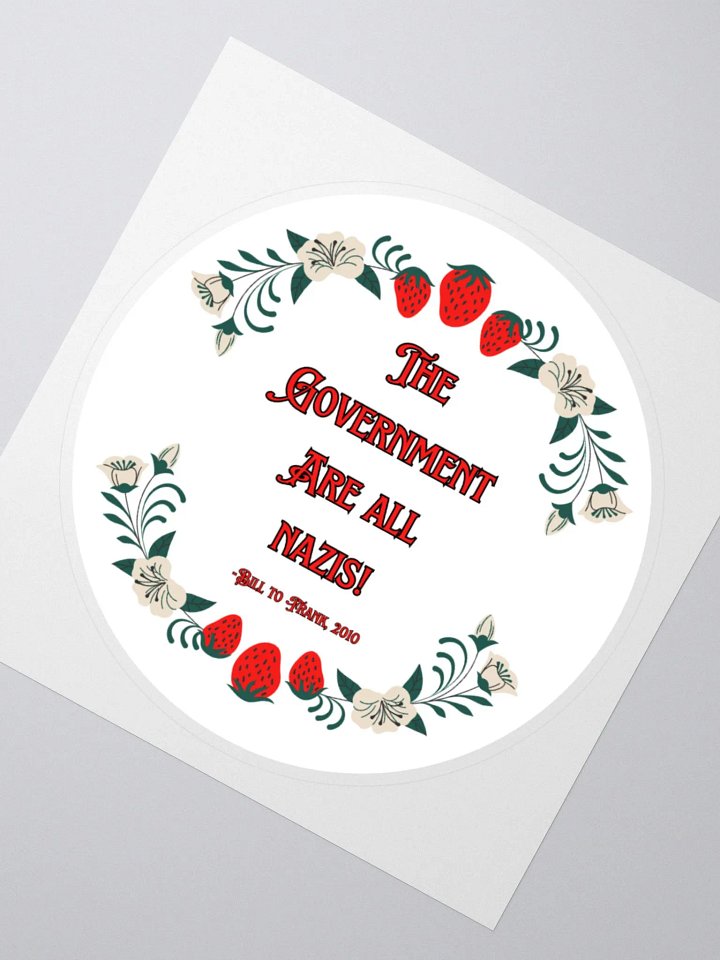 TLOU Government quote sticker product image (2)