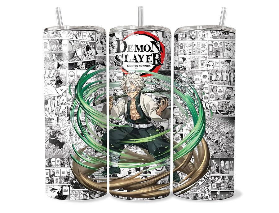 Demon Slayer - Sanemi Shinazugawa Wind Hashira Tumbler - 20oz Stainless Steel product image (1)