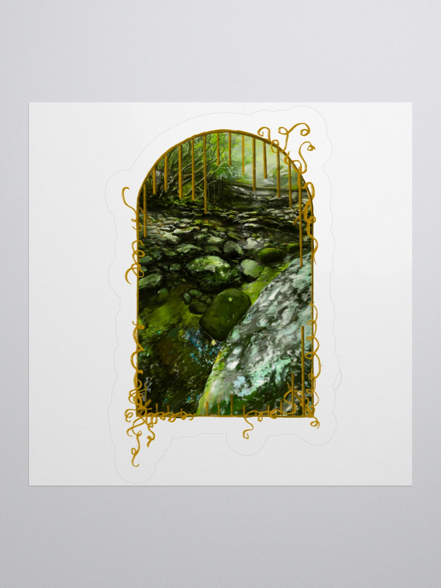 Leaf and Stone - Sticker product image (1)