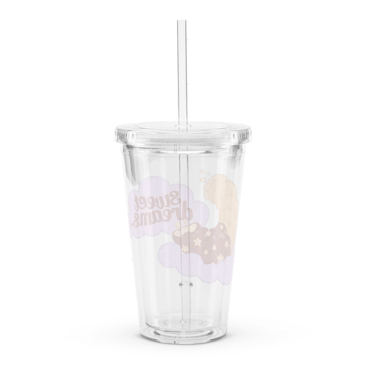 ꒰ ☆ Cinnaminnie's PJs ☆ ꒱ Clear Plastic Tumbler product image (2)