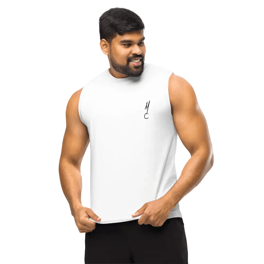 MC White Muscle Tee product image (10)