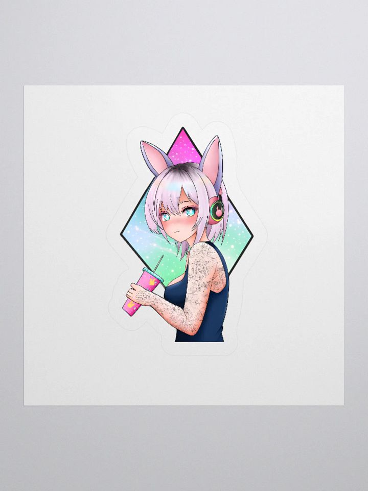 Bunny Beats Kiss Cut Stickers product image (4)
