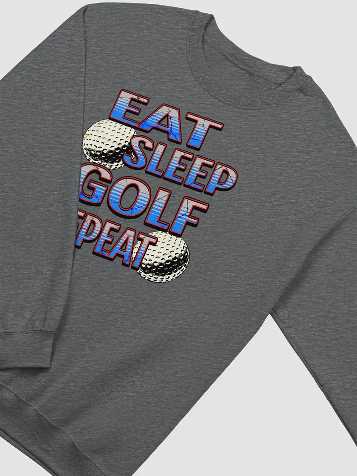 Eat Sleep Golf Repeat Angle Enthusiast Crewneck Sweatshirt product image (8)
