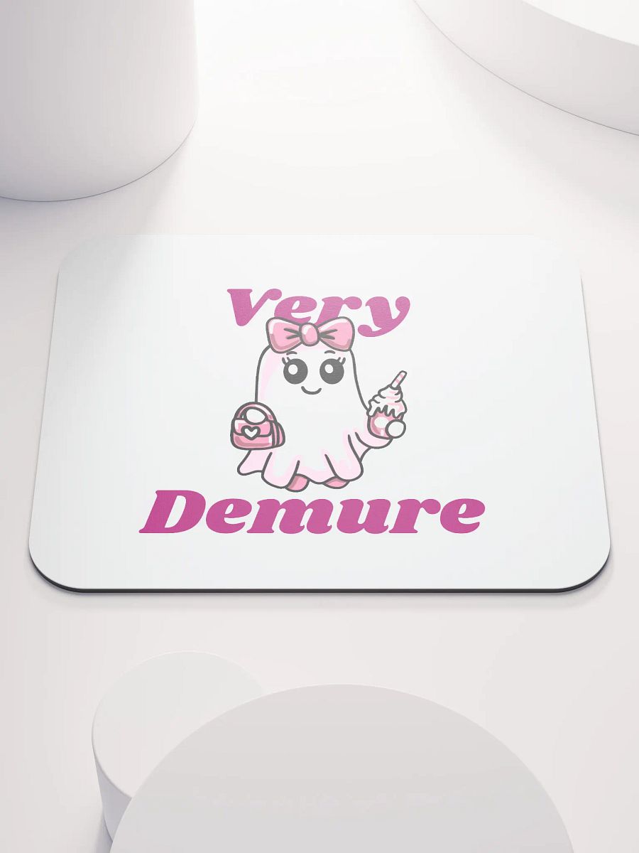 Very Demure Cute Ghost Classic Mouse Pad product image (4)