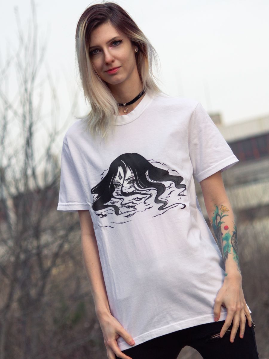 Mystic Depths T-Shirt (White) product image (3)