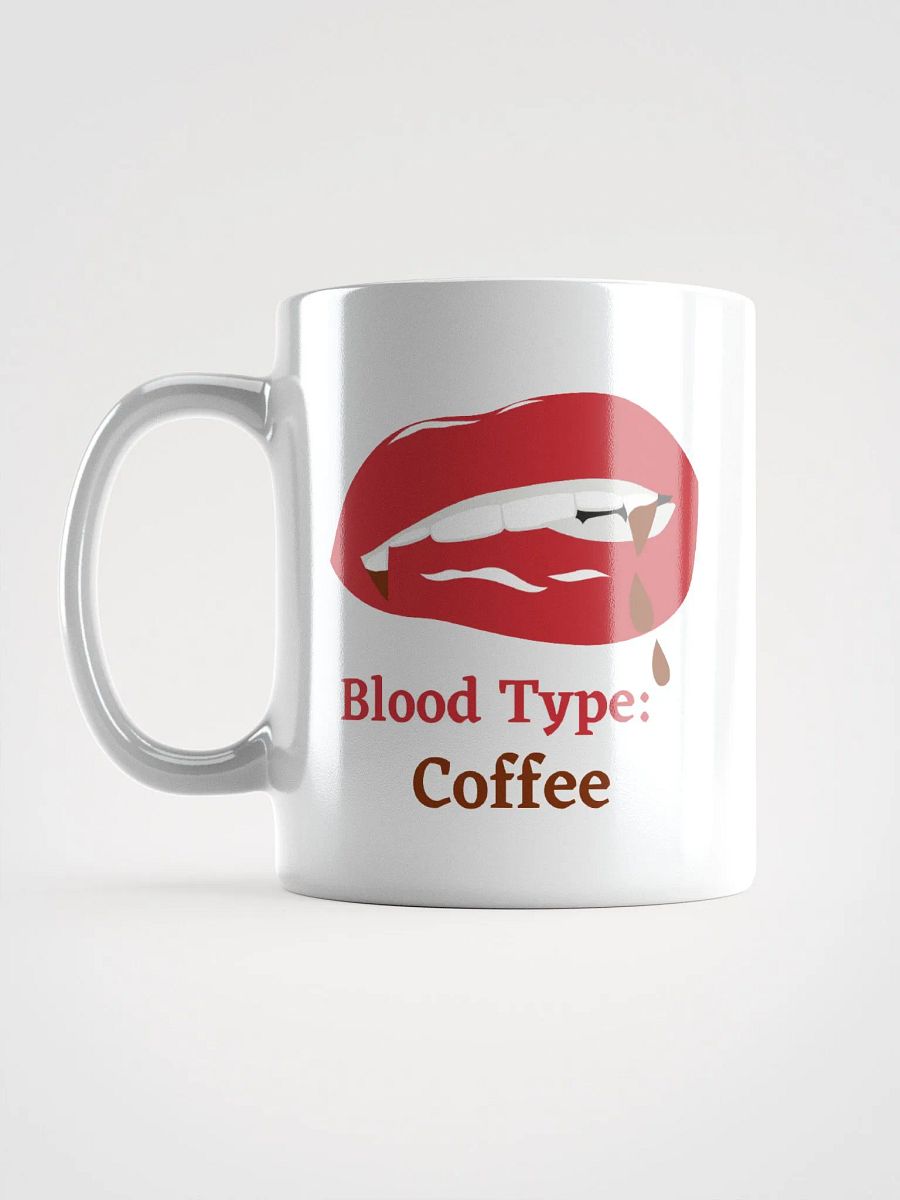 Blood Type: Coffee - White Glossy Mug product image (6)