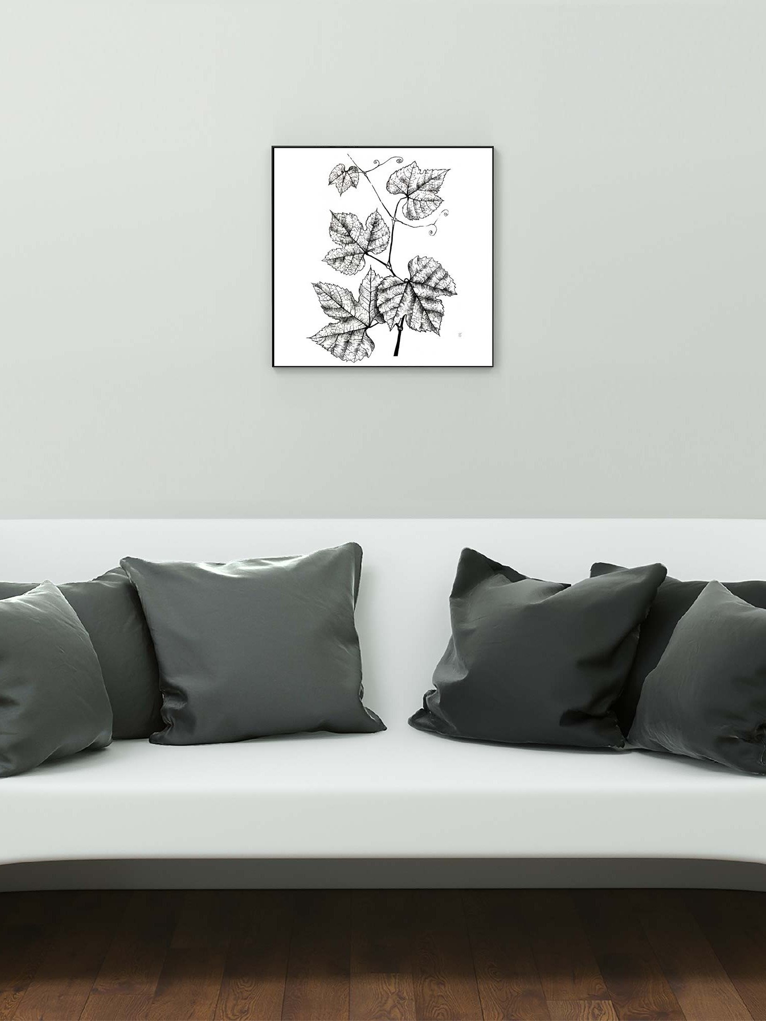 Botanical Bliss Canvas Art - Grape Leaves product image (6)