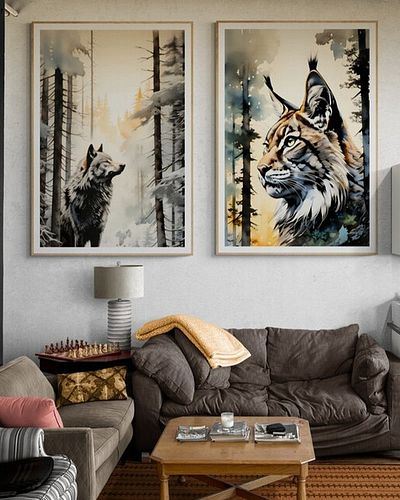 Comming soon. Give a heart if you like wild animals
Lynx and wolf art.
Follow if you like