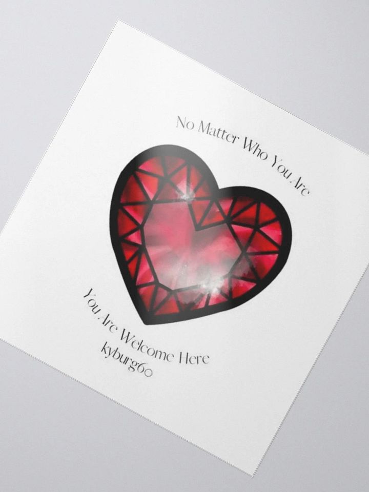 Kyburg60 - Ruby Heart Sticker product image (2)