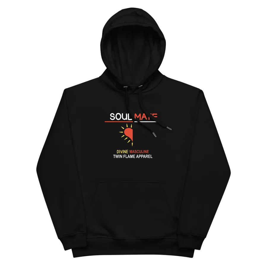 'Soul Mate Divine Masculine' Premium Organic Cotton Eco Hoodie product image (2)