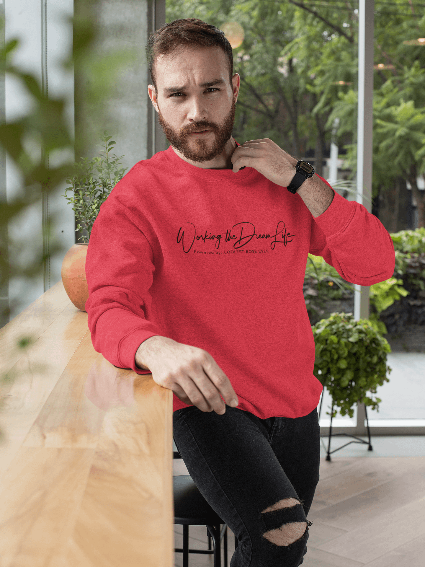 Coolest Boss Ever | Cotton Heritage Unisex Premium Sweatshirt | Ultimate Comfort & Boss-Level Style product image (2)