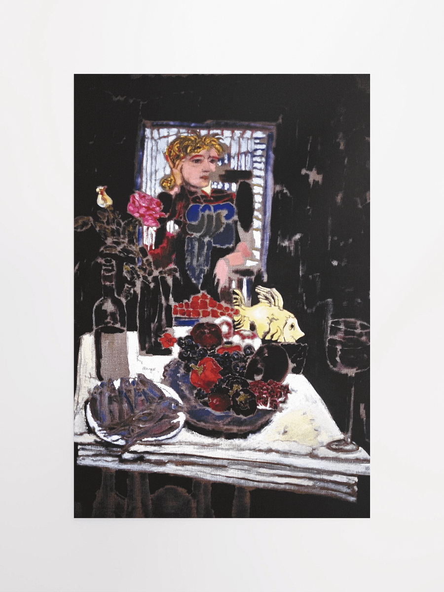 Still Life on White Table (aka Helga) (1987) print product image (5)