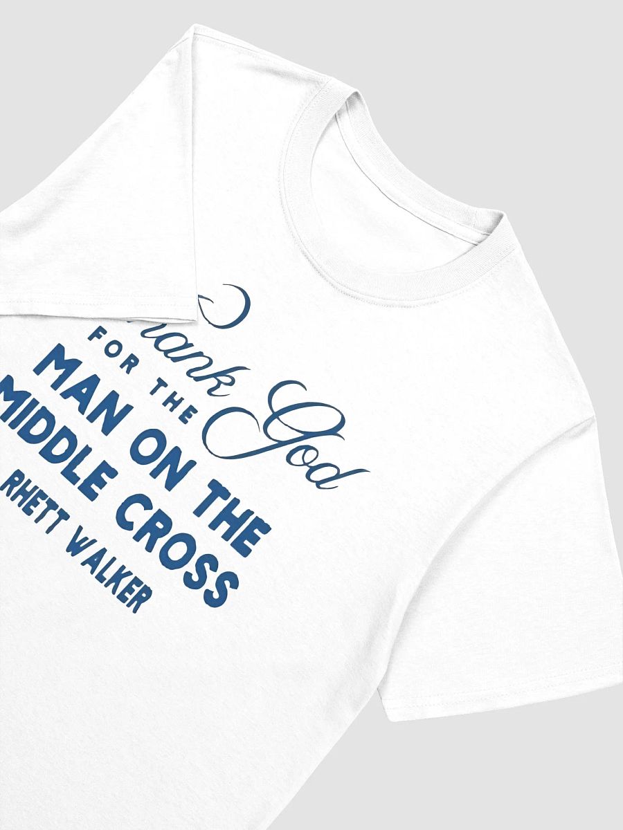 Thank God For The Man On The Middle Cross Rose Shirt product image (3)