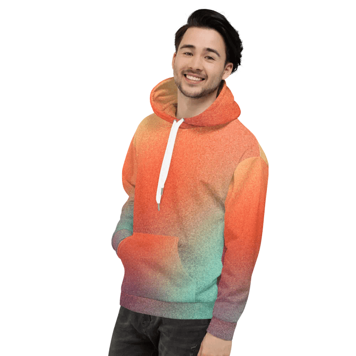 2 Colors Gradient Unisex Hoodie product image (2)