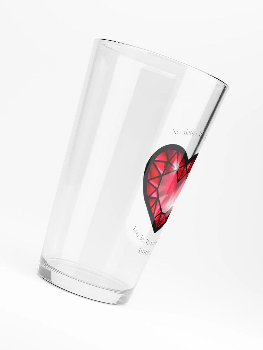 Ruby Heart Pint Glass product image (6)
