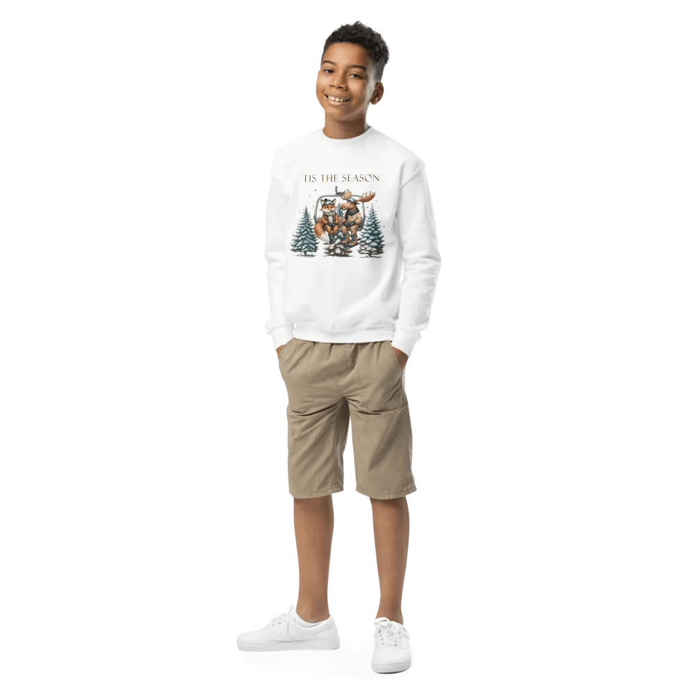 Tis the Season for a Fun Ride with Festive Friends Unisex Youth Sweatshirt product image (1)