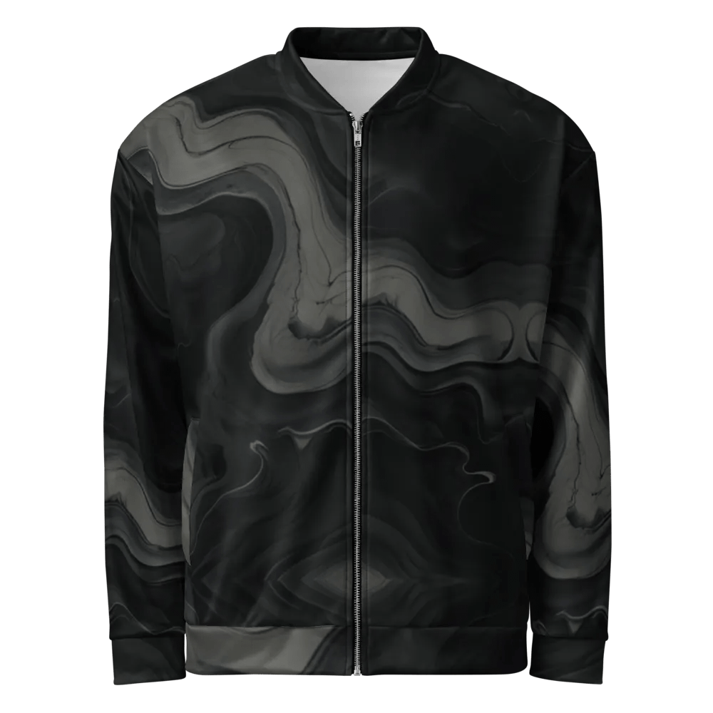 Swirling Shadows All-Over Bomber Jacket product image (1)