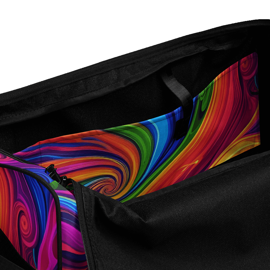 Vibrant Swirl All-Over Duffle Bag product image (6)