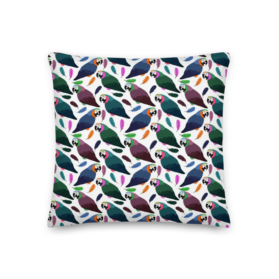 Vibrant Parrot Paradise Pillow product image (3)