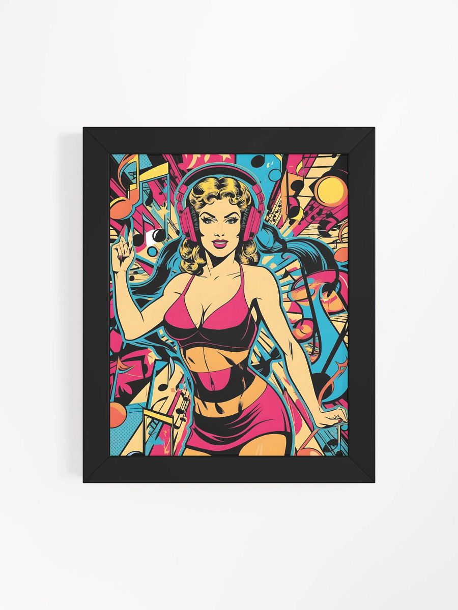 Vibrant Beats: Framed Pop-Art Poster product image (6)