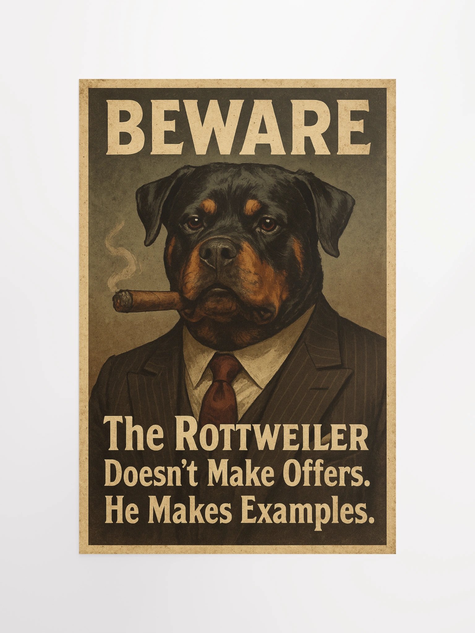 The Rottweiler Boss Poster product image (10)